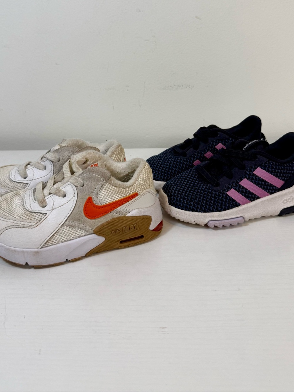 Toddler Girls Nike and Adidas Athletic Sneakers Bundle Size 6